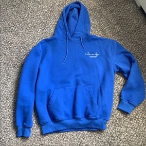 White Fox Hoodie in “Electric Blue”